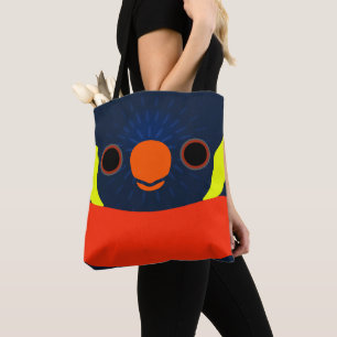 Tote Bag La face d'un loriquet crépuscule