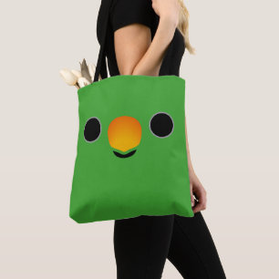 Tote Bag La face d'un perroquet Eclectus (mâle)