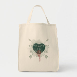 Tote Bag La flèche   "attiré à de mauvais garçons" a pe