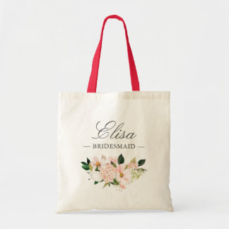 Tote Bag La fleur d'hortensia rougissent demoiselle