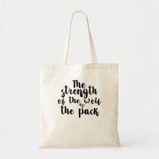Tote Bag La force du loup est le pack