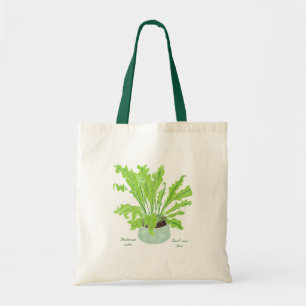 Tote Bag La fougère de nid d'Asplenium Bird - en tirant sur