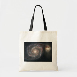 Tote Bag La galaxie de Whirlpool M51 et son compagnon dans