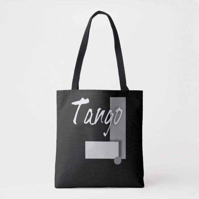 Tote Bag La géométrie de tango (Devant)