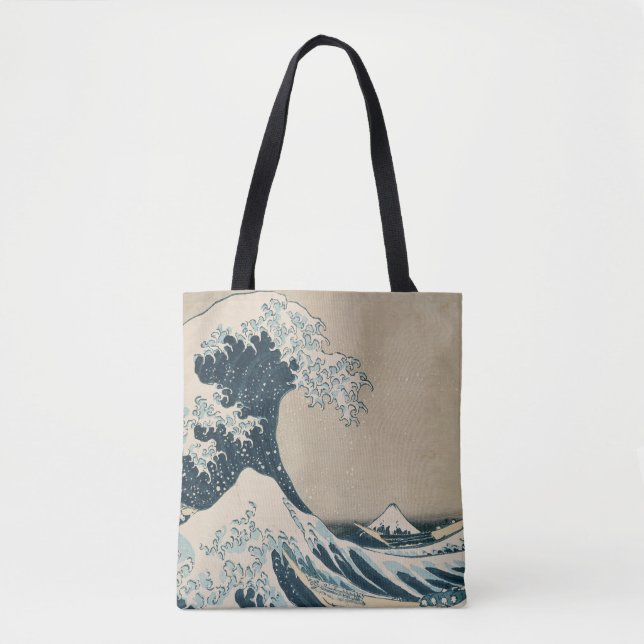 Tote Bag La Grande Vague au large de Kanagawa (Devant)
