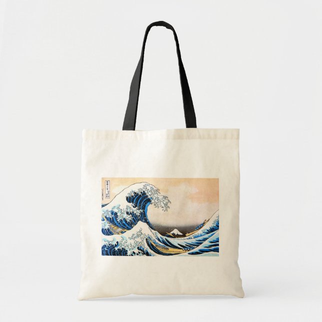 Tote Bag La Grande Vague au large de Kanagawa, Hokusai (Devant)