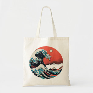 Tote Bag La Grande Vague Rétro de Kanagawa