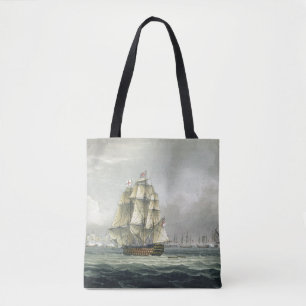 Tote Bag La HMS Victory naviguant pour la ligne française