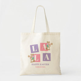 Tote Bag La La Lapin de Pâques Chasse aux œufs