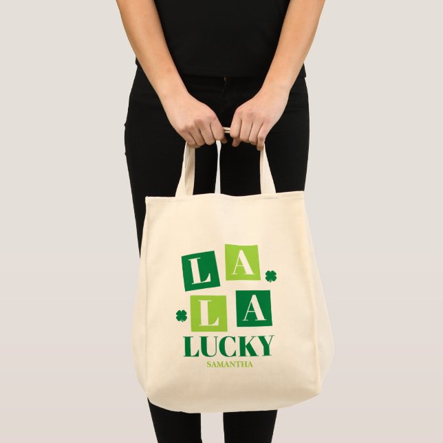 Tote Bag La La Lucky St. Patrick’s Day (Devant (produit))
