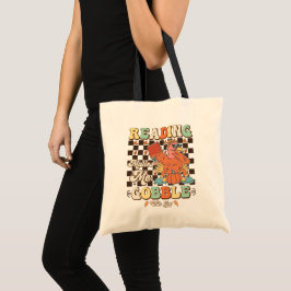Tote Bag La Lecture Me Rend Gobble Avec Joie Cool Thanksgiv