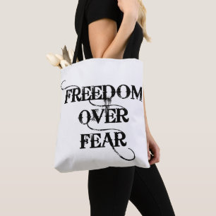 Tote Bag La liberté face à la peur