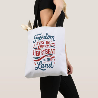 Tote Bag La liberté vit dans chaque battement de cœur – Cit
