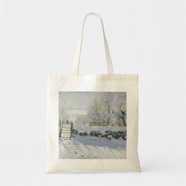 Tote Bag La Magpie de Claude Monet (Devant)