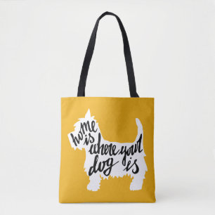 Tote Bag La maison est où votre chien est