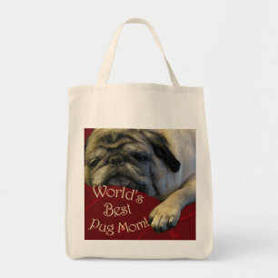Tote Bag La maman du meilleur Carlin du monde