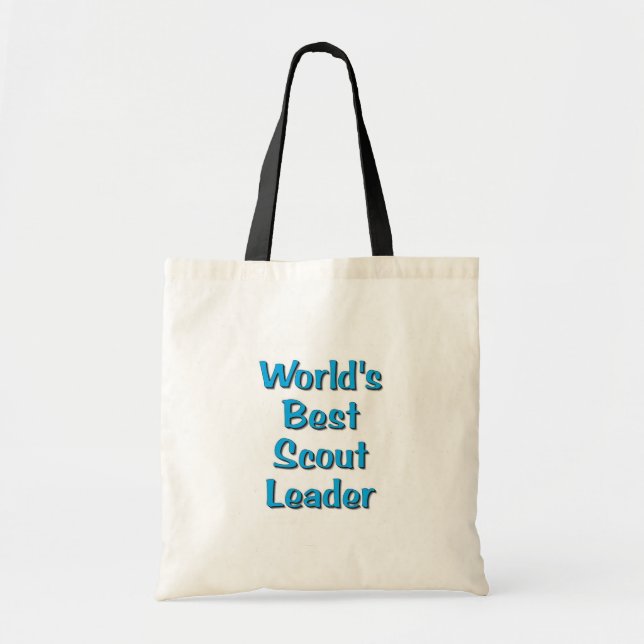 Tote Bag La marchandise du meilleur chef scout du monde (Devant)