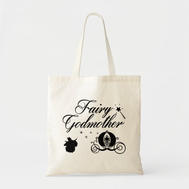 Tote Bag la marraine de fée fourre-tout, la marraine fourre (Devant)