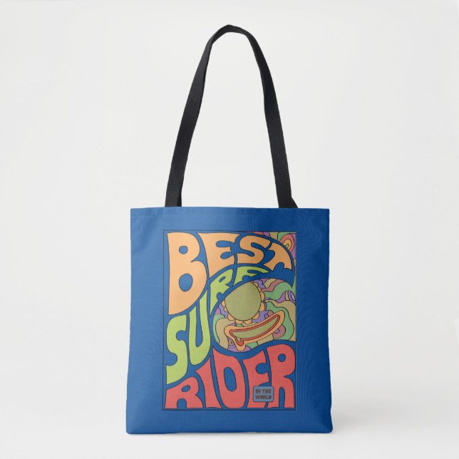 Tote Bag La meilleure affiche de surf jamais (Devant)