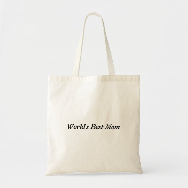 Tote Bag La meilleure maman du monde (Devant)