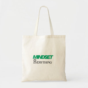 Tote Bag La mentalité est tout, Inspirant, Motivant