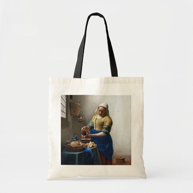 Tote Bag La Milkmaid, Johannes Vermeer, 1657-1658 (Devant)