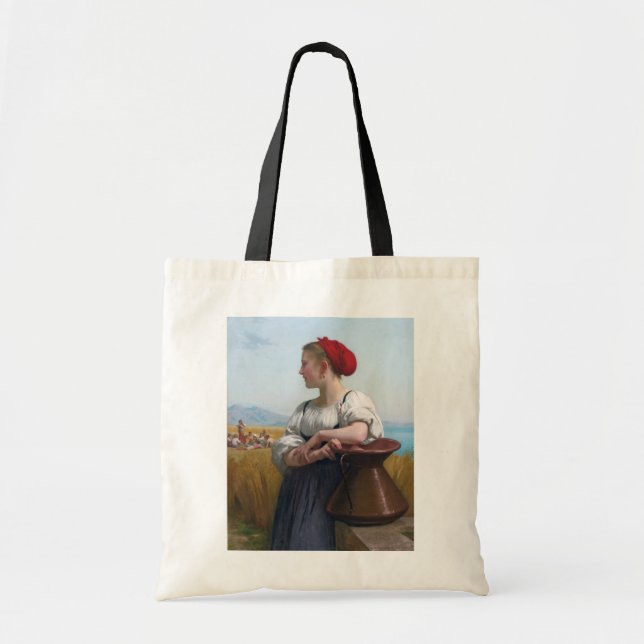 Tote Bag La moissonneuse, Bouguereau (Devant)