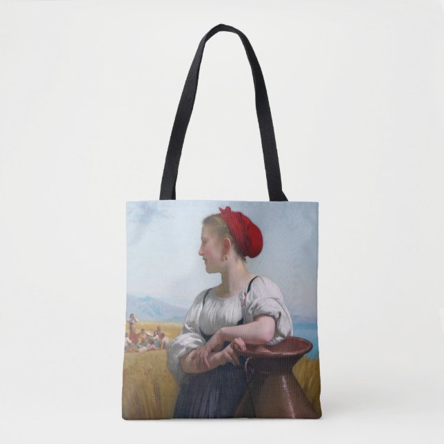 Tote Bag La moissonneuse, Bouguereau (Devant)