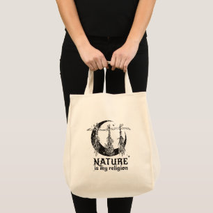 Tote Bag La nature est ma religion