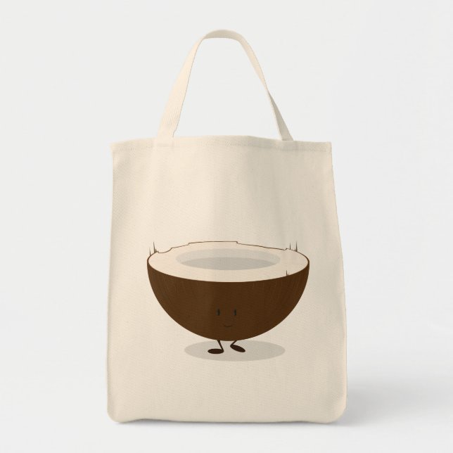 Tote Bag La noix de coco souriante (Devant)