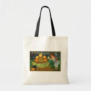 Tote Bag La Nuit de la récolte de citrouilles de Halloween