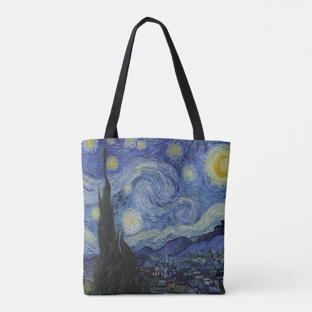 Tote Bag La nuit étoilée de Van Gogh (Dos)