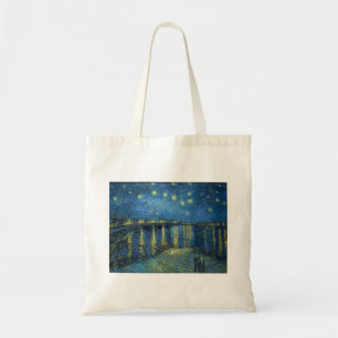 Tote Bag La nuit étoilée de Van Gogh sur le Rhône