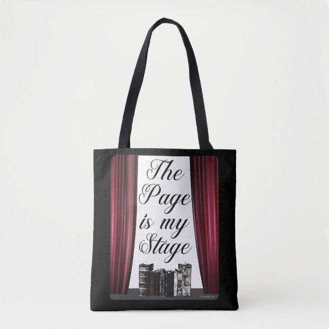 Tote Bag La page est ma devise scénariste (Devant)
