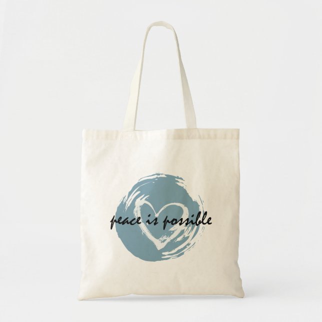Tote Bag La paix est possible (Devant)