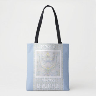 Tote Bag La paix est toujours belle, sur l'échiquier Fourre