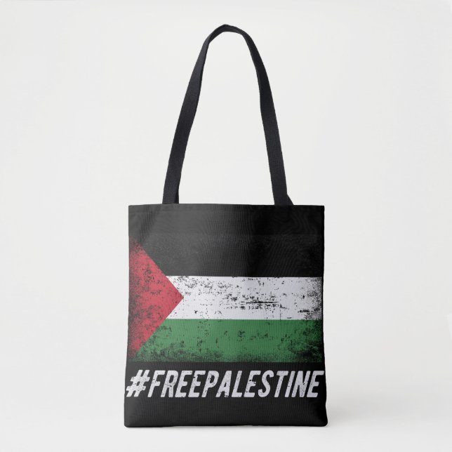 Tote Bag La Palestine libre avec la Palestine (Devant)