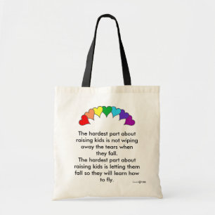 Tote Bag La partie la plus dure au sujet d'élever des