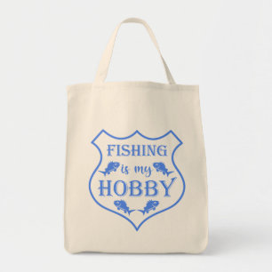 Tote Bag La pêche est ma citation de bouclier de loisir sur