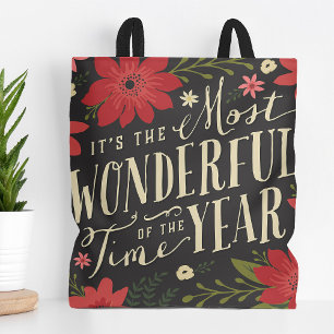 Tote Bag La période la plus merveilleuse de l'année Fête Fl
