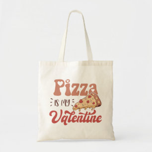 Tote Bag La pizza est ma Saint Valentin