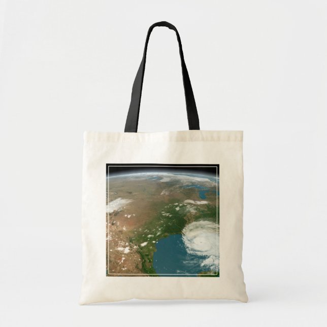 Tote Bag La Planète Panoramique Terre Et Les Etats-Unis. (Devant)
