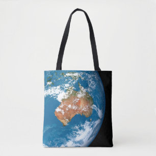 Tote Bag La Planète Terre Montre Des Nuages Sur L'Australie
