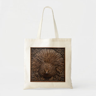 Tote Bag La plume de la nature : l'échidné australien en bo