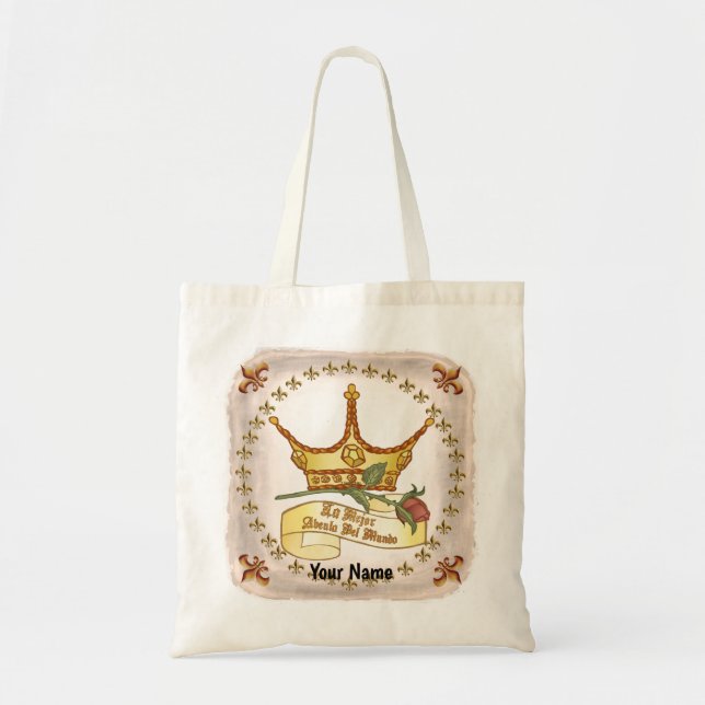 Tote Bag La plus grande grand grand-mère espagnole du monde (Devant)