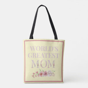 Tote Bag La plus grande maman florale du monde