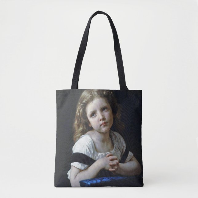 Tote Bag La Prière, Bouguereau (Devant)