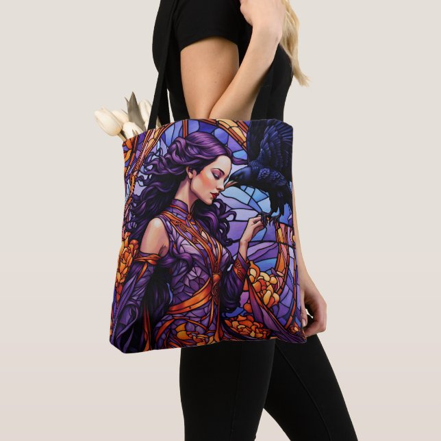 Tote Bag La princesse et le corbeau (De près)