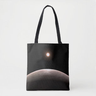Tote Bag La Rocky Exoplanet Lhs 475 B Et Son Étoile Hôte.