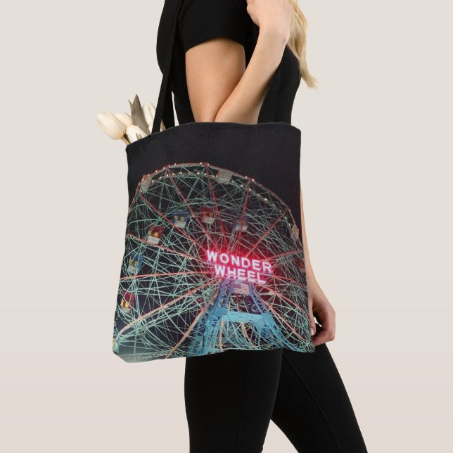 Tote Bag 'La roue d'émerveillement de la nuit' (De près)